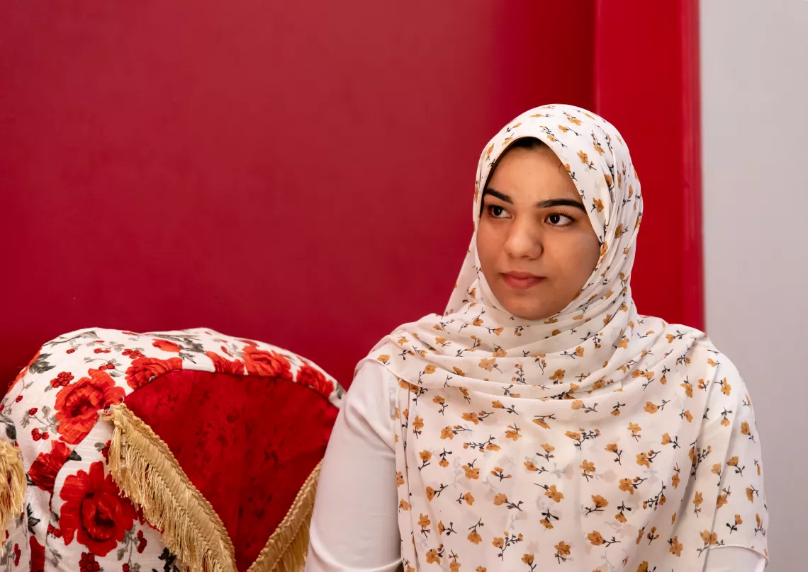 Aya, 22, is a quiet girl like her sister. However, she is bolder and more expressive about her opinions. She overcame her personal trauma for a greater purpose.