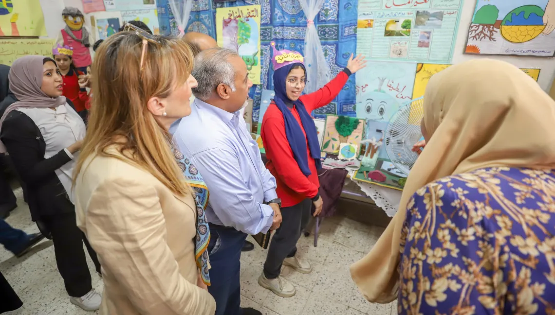 UNICEF and the Baxter International Foundation partner to protect the health of children in Egypt by expanding access to safe water and sanitation