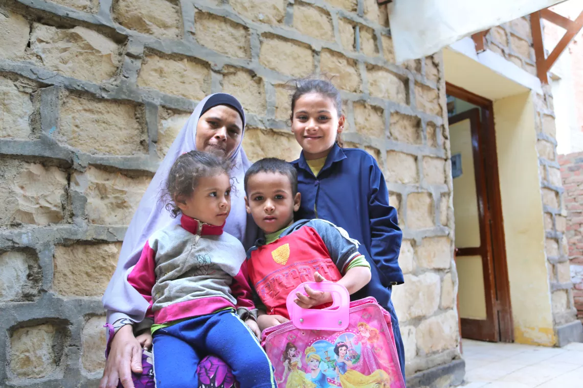 European Union (EU) funding helped UNICEF reach the most deprived children in Beni Suef  through community schools