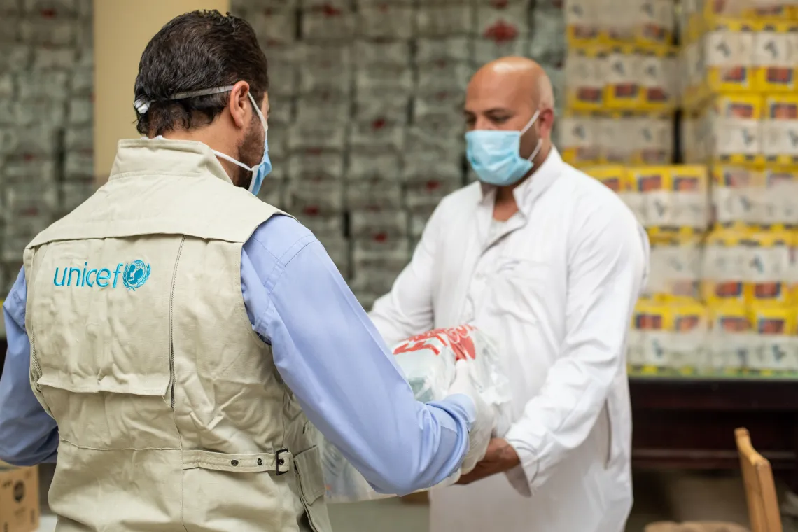 UNICEF supports Egypt during COVID-19 with crucial equipment