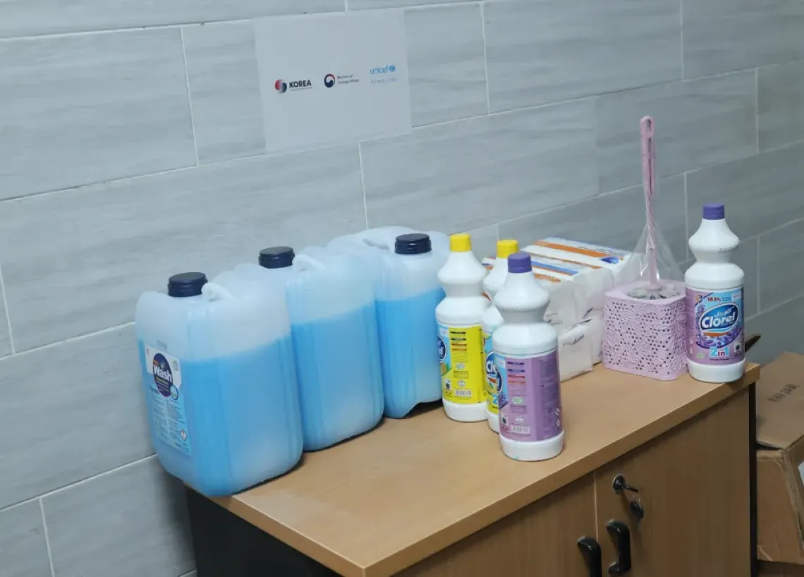 Hygiene supplies provided to healthcare facilities
