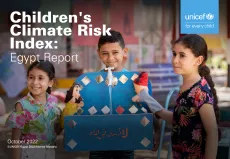 Children's Climate Risk Index: Egypt Report Cover Photo