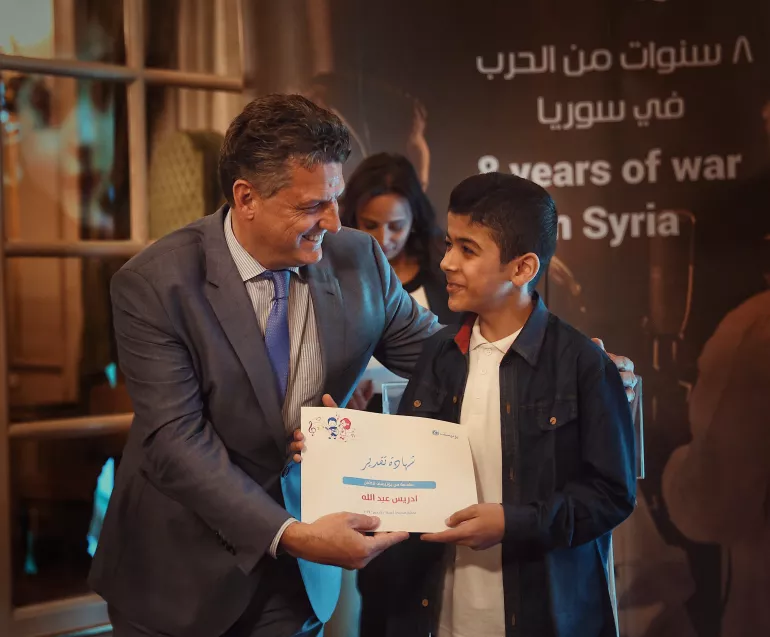   في الذكرى الثامنة للحرب السورية، أصوات الأطفال في مصر تطالب بإعادة بناء سوريا