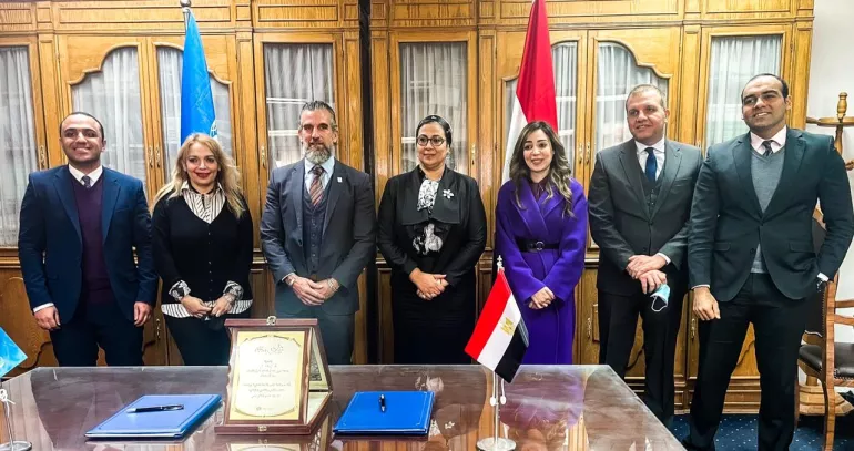 Signing a Memorandum of Understanding (MoU) between the Ministry of Justice and UNICEF for 3 years
