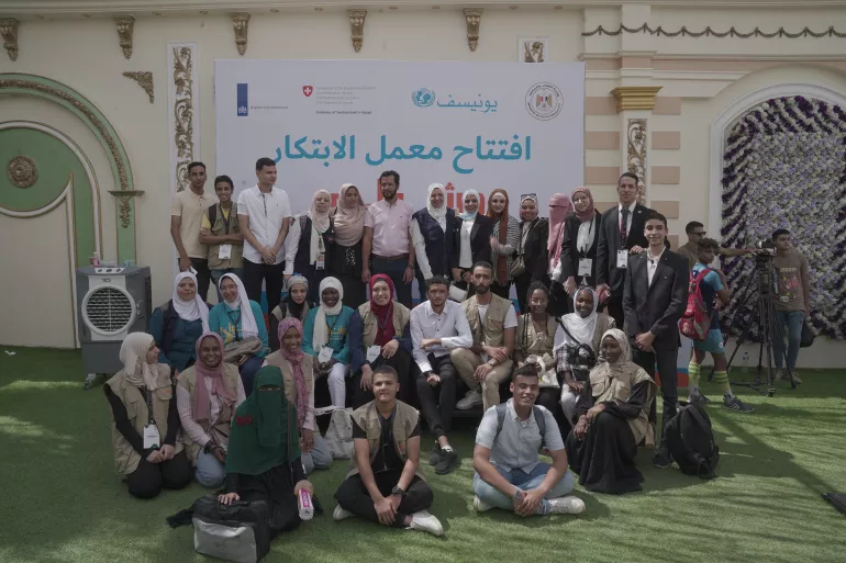 Ministry of Youth and Sports, UNICEF and development partners inaugurate the first innovation lab to develop youth social innovation and entrepreneurship skills