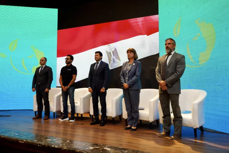 مبادرة وطنية لتمكين النشء والشباب للتفاعل مع قضايا تغير المناخ "الشباب والمناخ" إطلاق قافلة