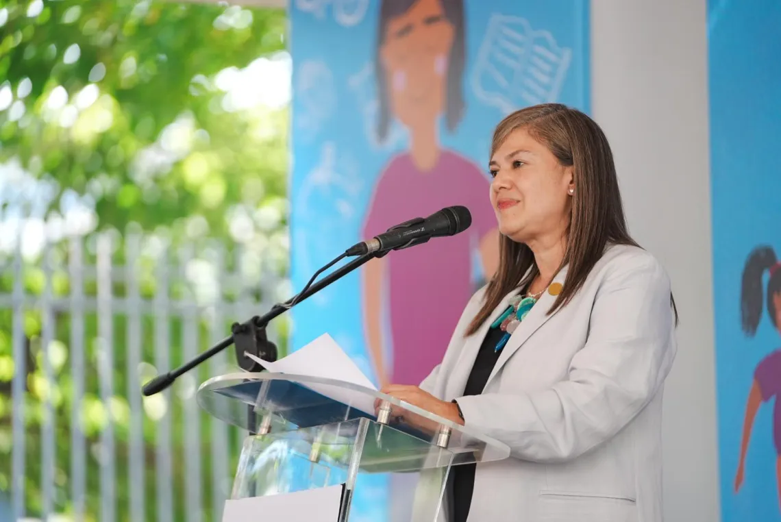 Yvette Blanco, Representante de UNICEF en El Salvador