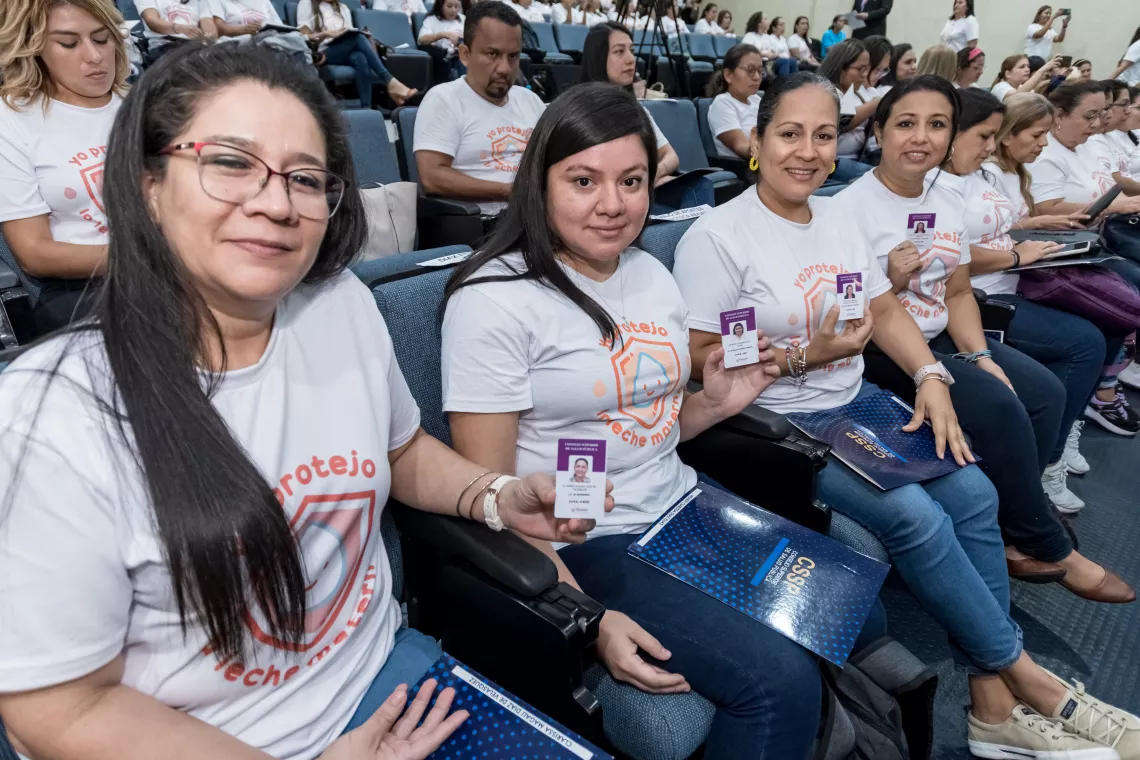 asesores y consejeros en lactancia materna a nivel nacional.