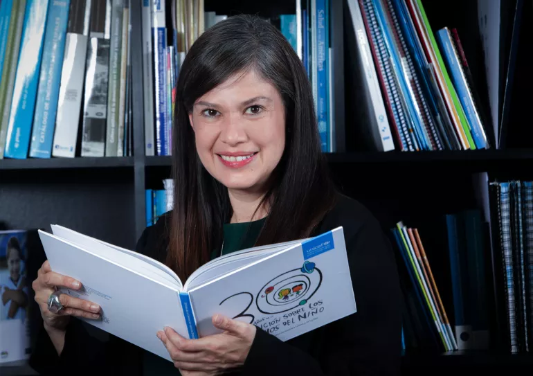 Representante de UNICEF El Salvador, Yvette Blanco