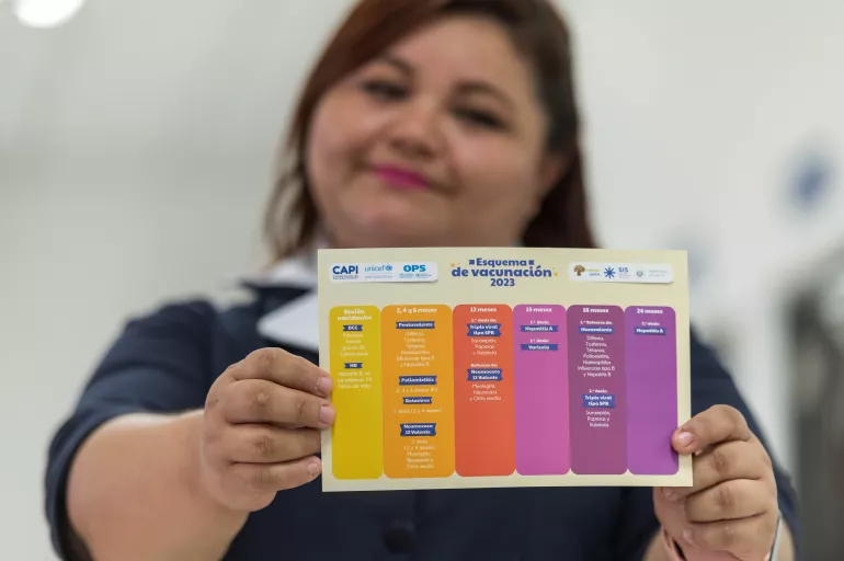  El Ministerio de Salud incluye nuevas vacunas dentro del esquema nacional de vacunaci&oacute;n 2023 con el apoyo de UNICEF.