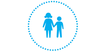 Affected children icon