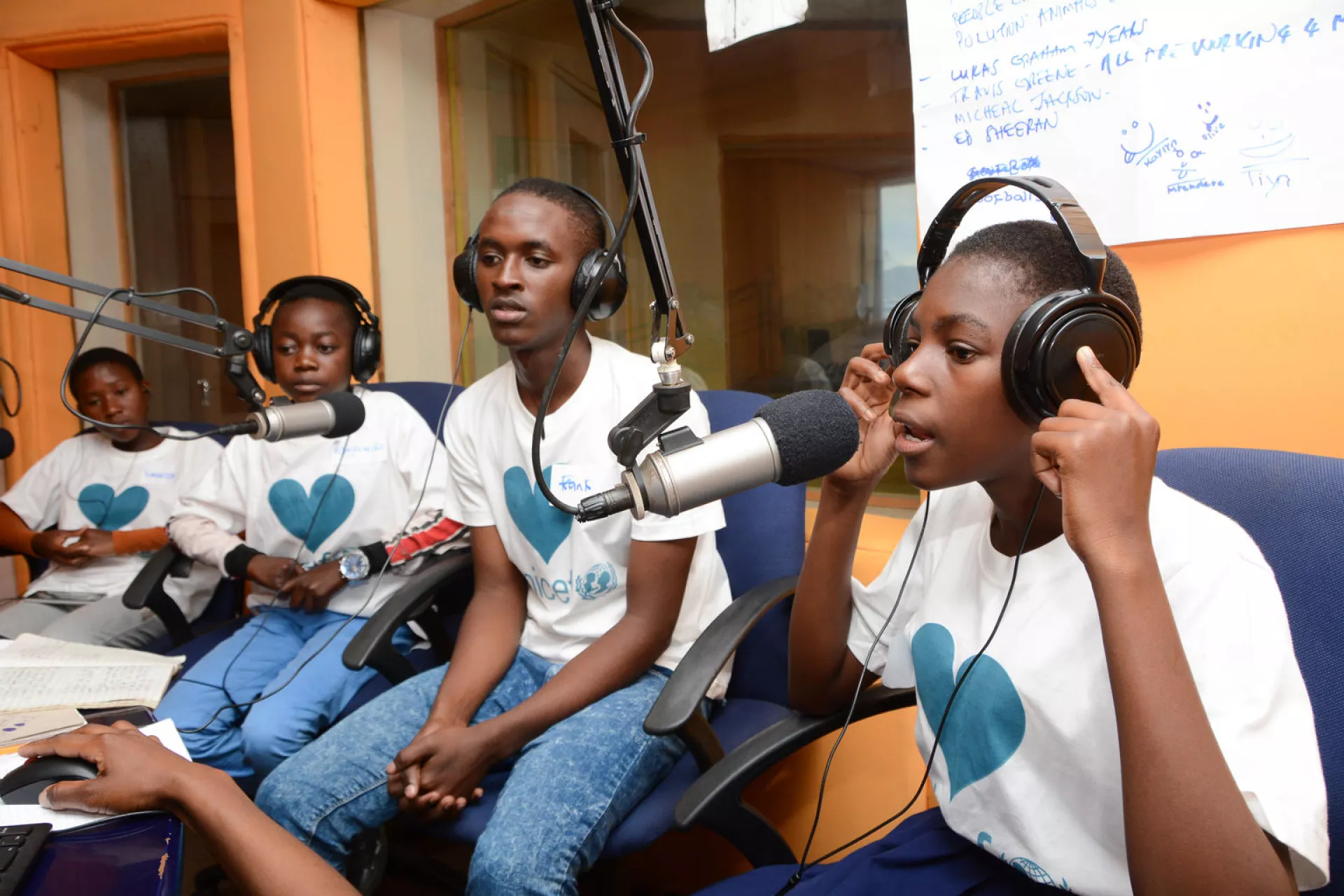 Young people make their own radio programmes in Mozambique