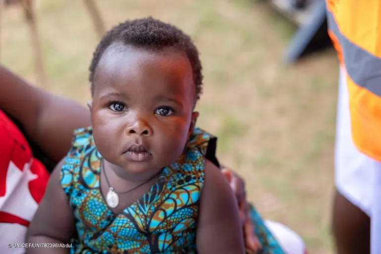 Profile of a small child