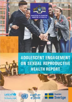 Cover picture for Adolescent Engagement on Sexual Reproductive Health Report