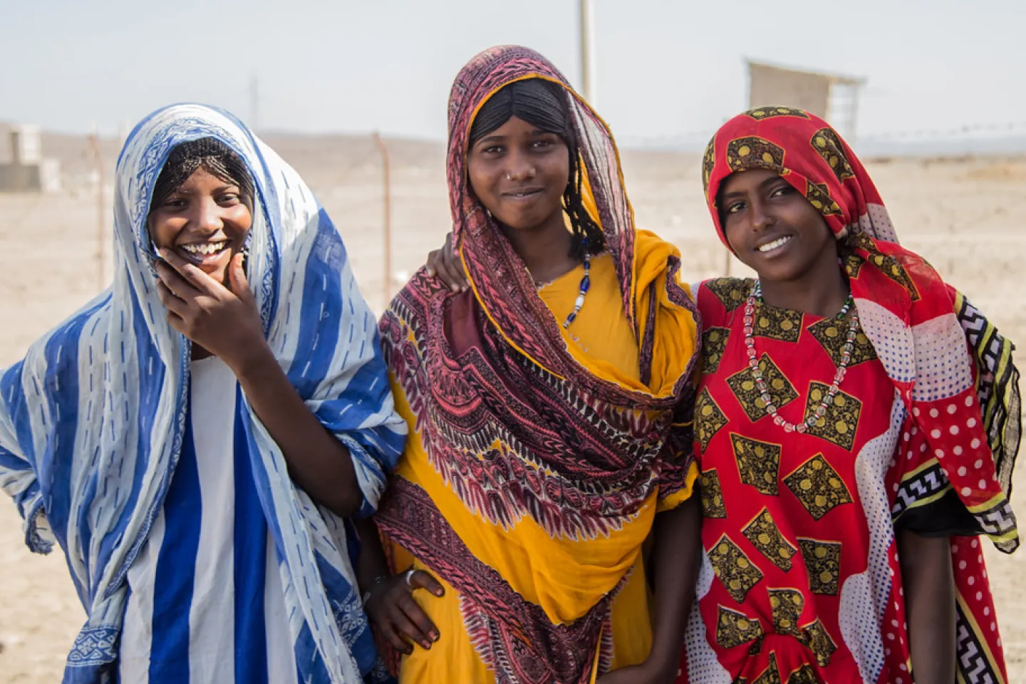 Lek&rsquo;o Ali, 19, and Fatuma Ali, 15, attend an adolescent girls&rsquo; club in Afar, discussing harmful practices. Lek&rsquo;o says, &ldquo;I want to teach the public. FGM has to end in my community.&rdquo;