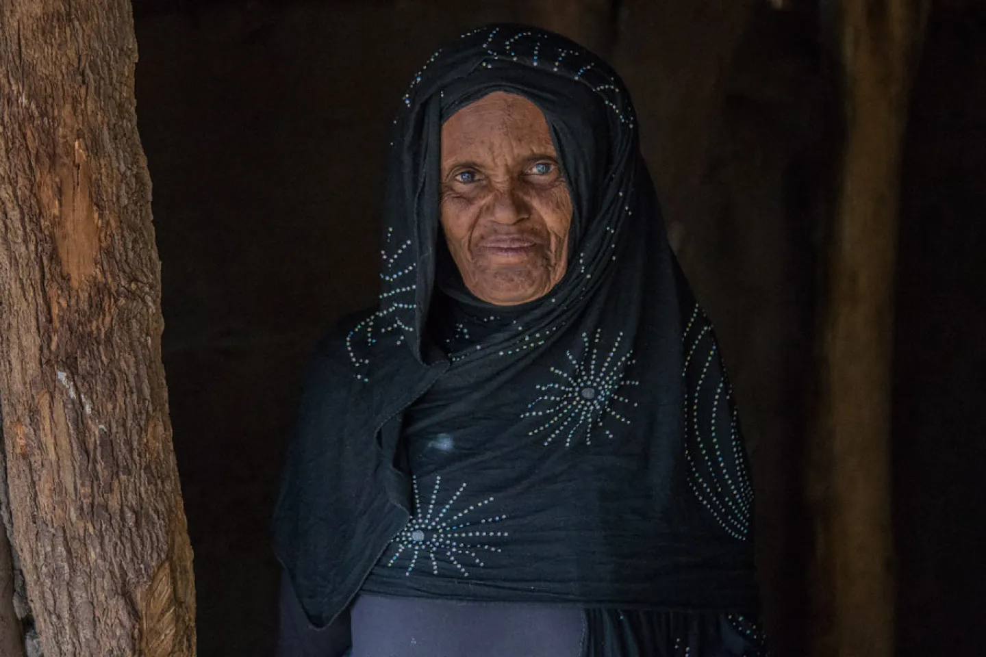 Aisa Kefina, 60 is an ex-circumciser who learned circumcision from her mother. Aisa has more than 10 grand daughters who are not circumcised. Chifra woreda, Afar region&copy; UNICEF Ethiopia/2019/Tadesse