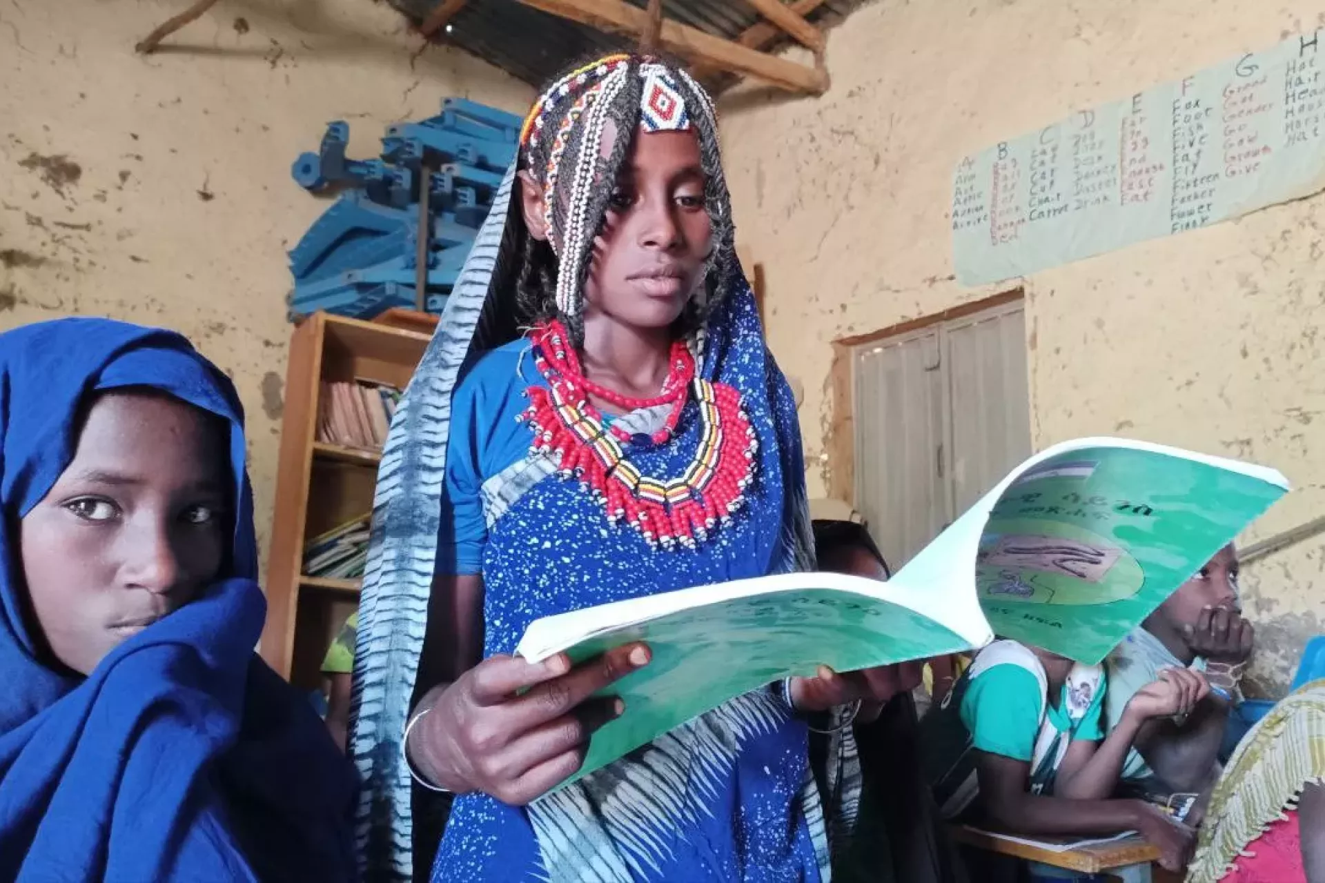 Amina Dawud at Geriro ALP centre attending class