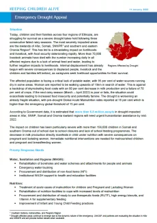 UNICEF Ethiopia Emergency Drought Appeal