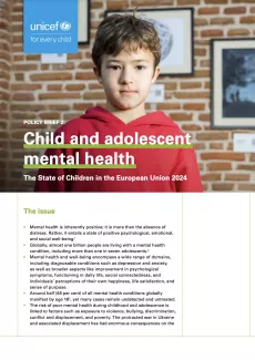 Mental Health Policy Brief Cover