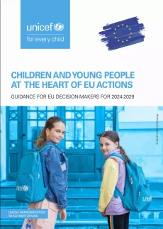 Transition report cover title