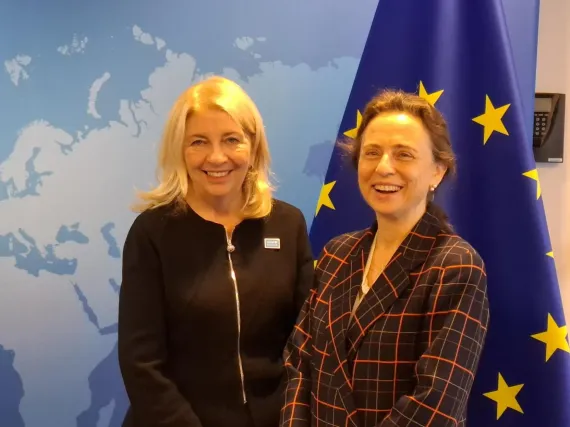 UNICEF Exedutive Director meets Belén Martínez Carbonell, Secretary General of the EEAS