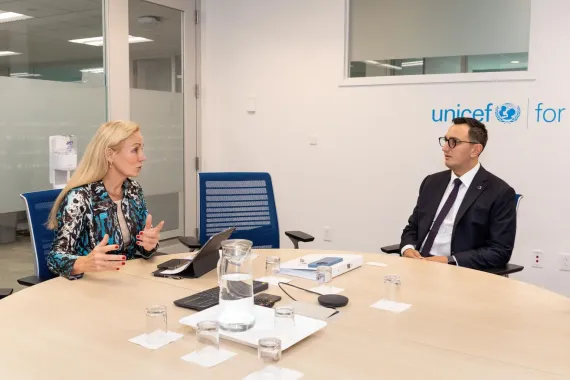 Deputy Executive Director Kitty Van der Heijden meets with European Commissioner Micallef