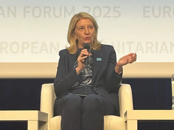 UNICEF Executive Director at the European Humanitarian Forum