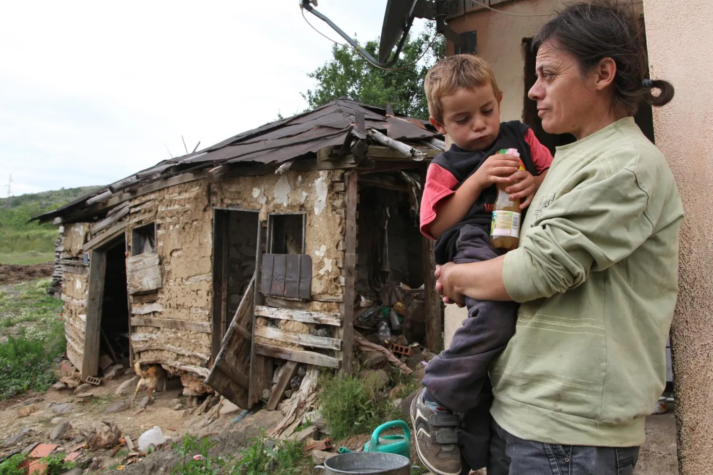 A four-year-old boy who lives in the village of Loziste near Zvecan town, Montenegro