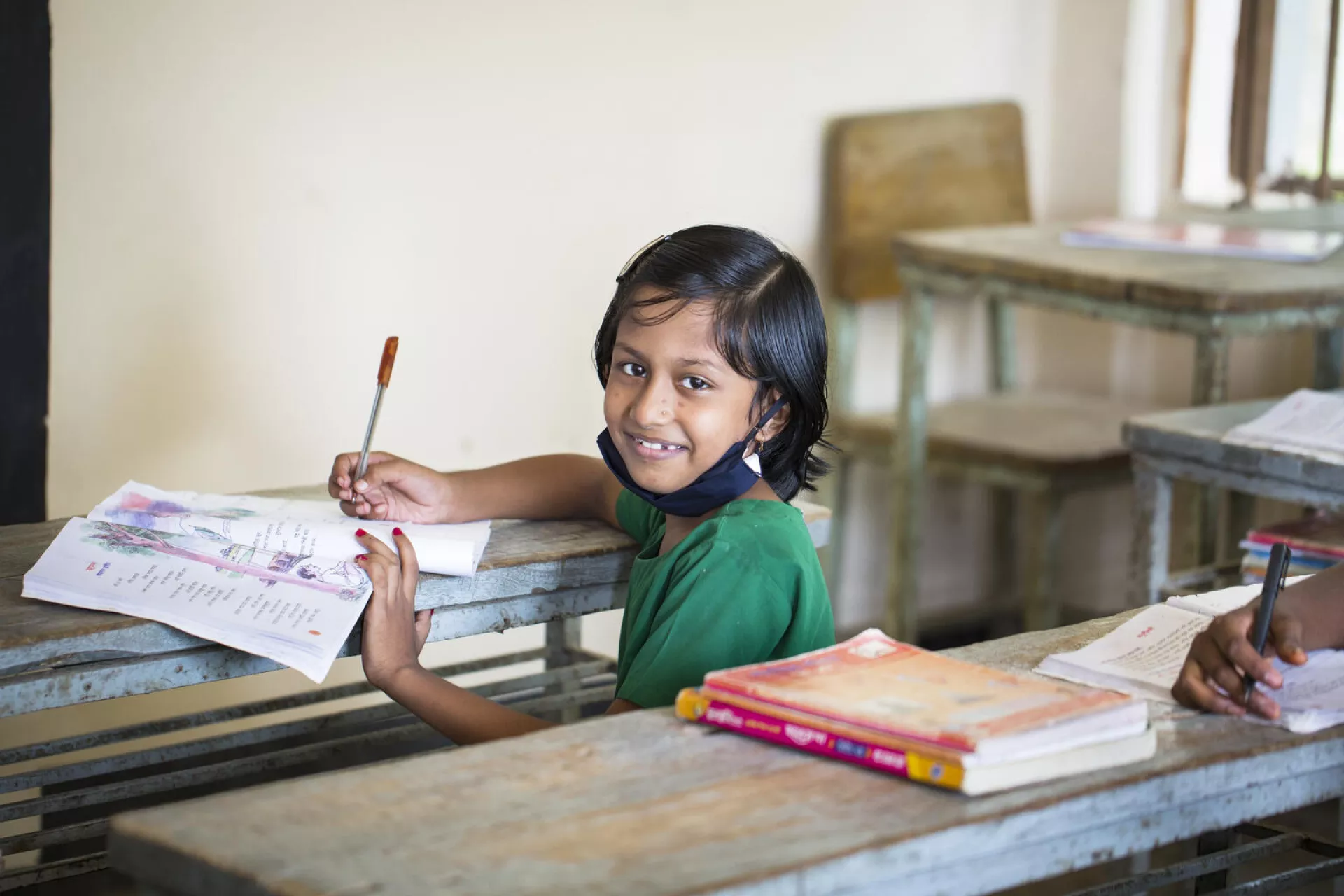 Bangladesh reopened schools after 18-month closure.
