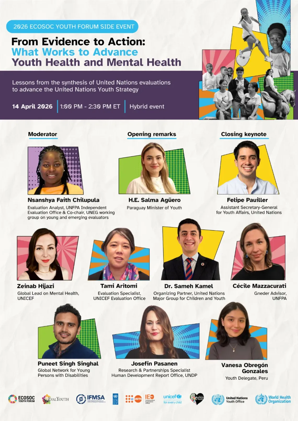 Meet the voices shaping the future of youth health and mental well‑being! 
