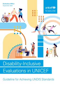 UNICEF disability guidance - cover image