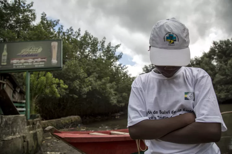 Ir&egrave;ne 14 ans est enfant victime de traite transfrontalier venu du B&eacute;nin et accueilli par le Centre d&rsquo;accueil pour enfants en difficult&eacute; social (C.A.P.E.D.S) de Libreville, R&eacute;publique du Gabon, Avril 2016