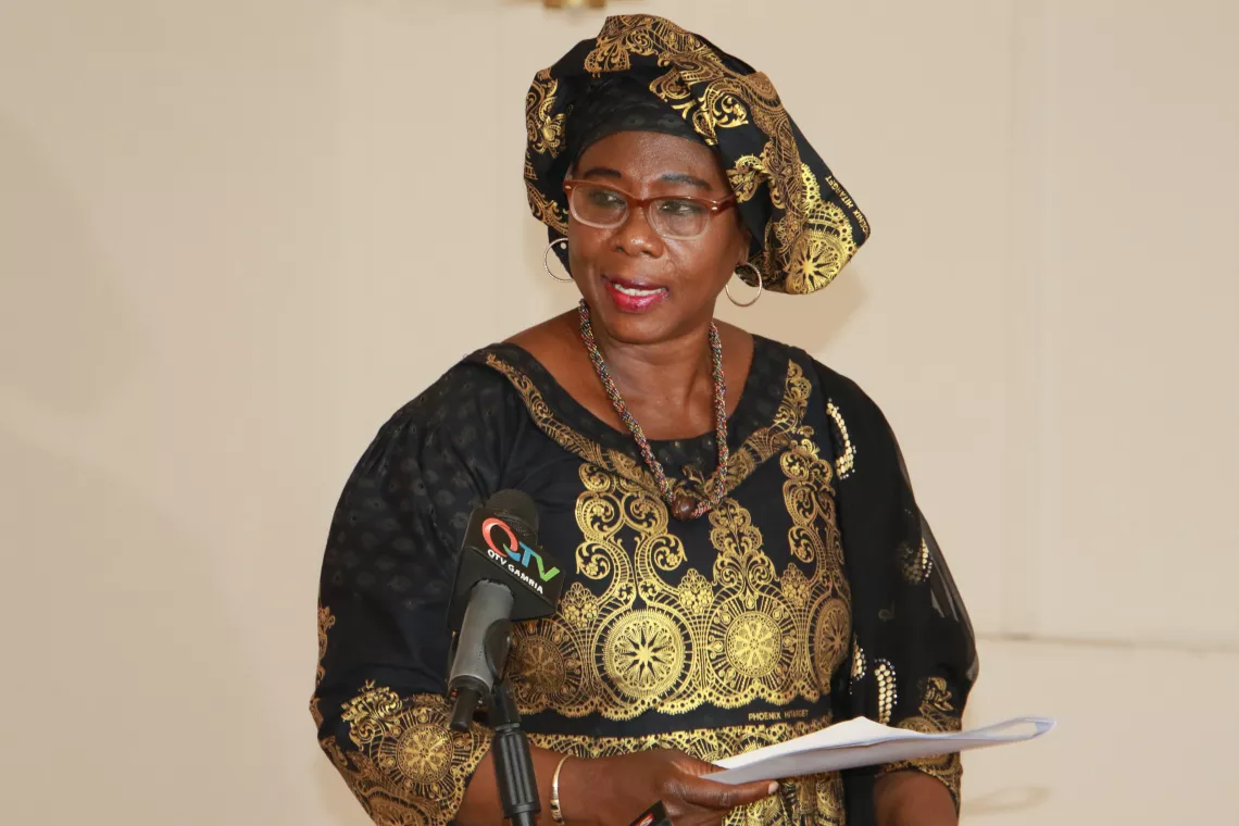 Vice President of The Gambia speaks at ODF consultative meeting