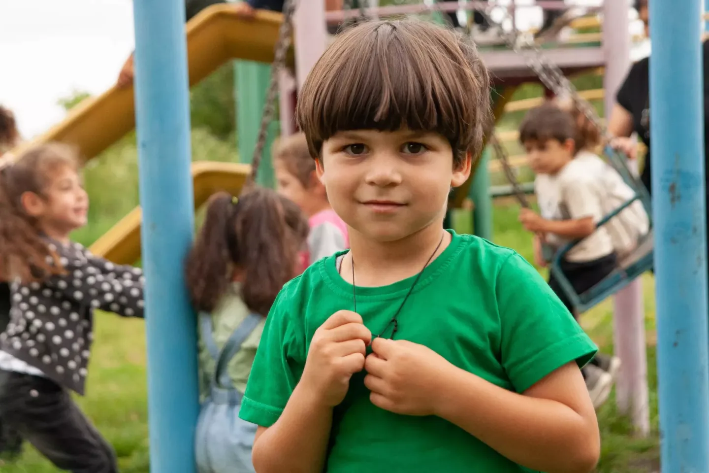 Child in the kindergarten