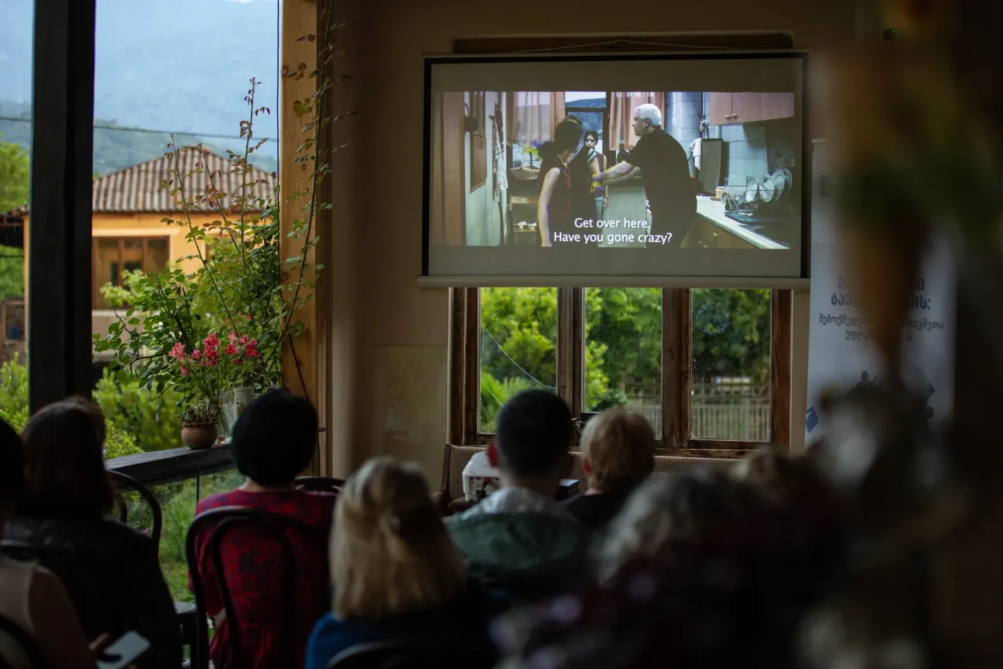 Film Screening in Tsitelmta Village of Ozurgeti Municipality, Georgia