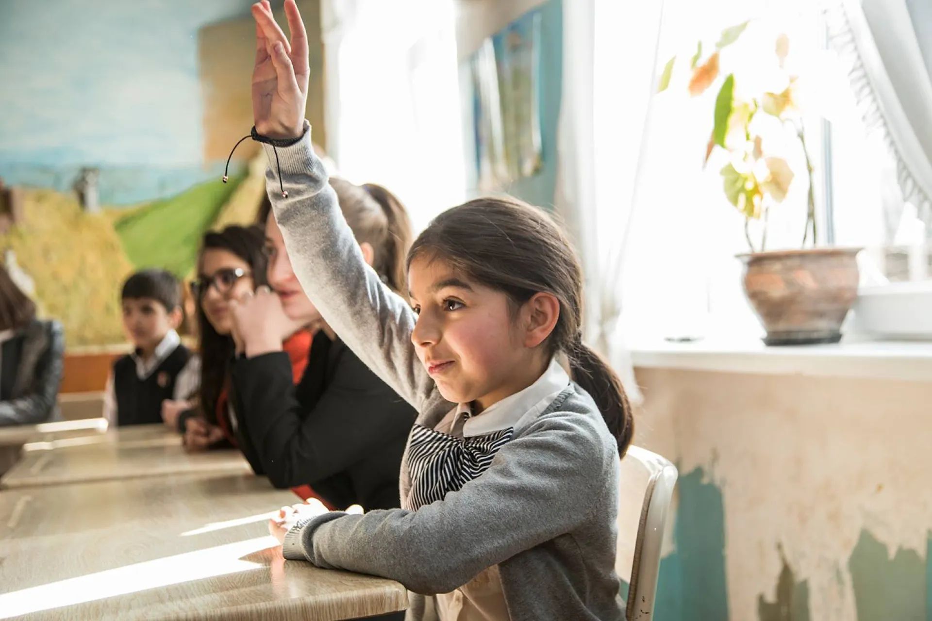 Girl in classroom