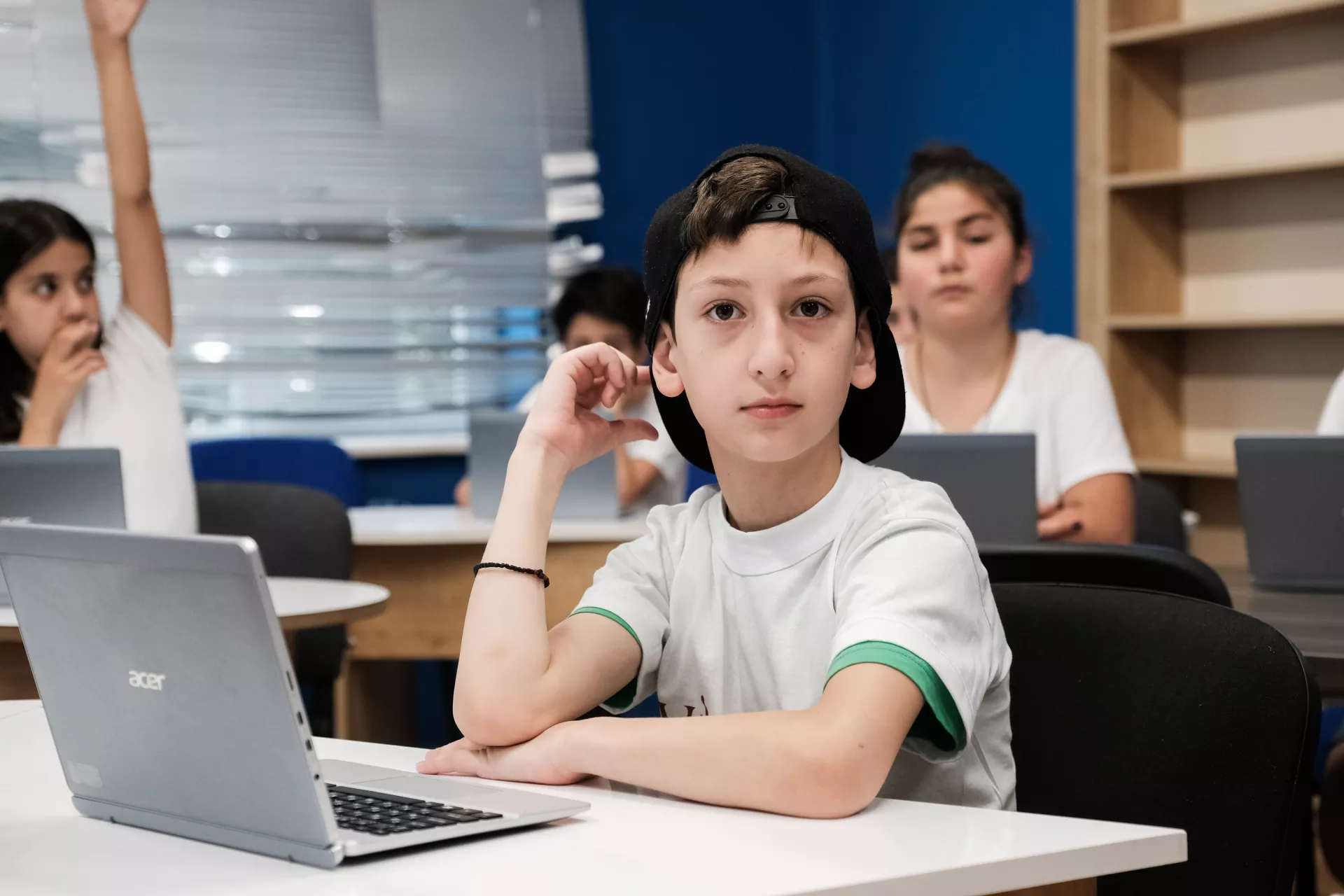 Boy in classroom