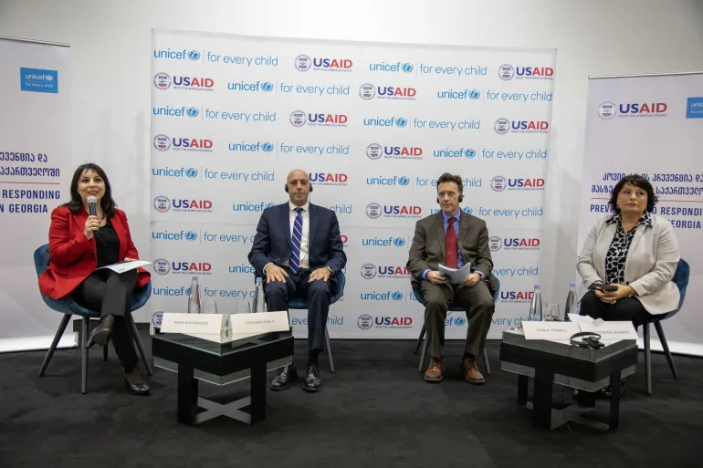 USAID and UNICEF review results for the partnership initiative to prevent and respond to COVID-19 in Georgia