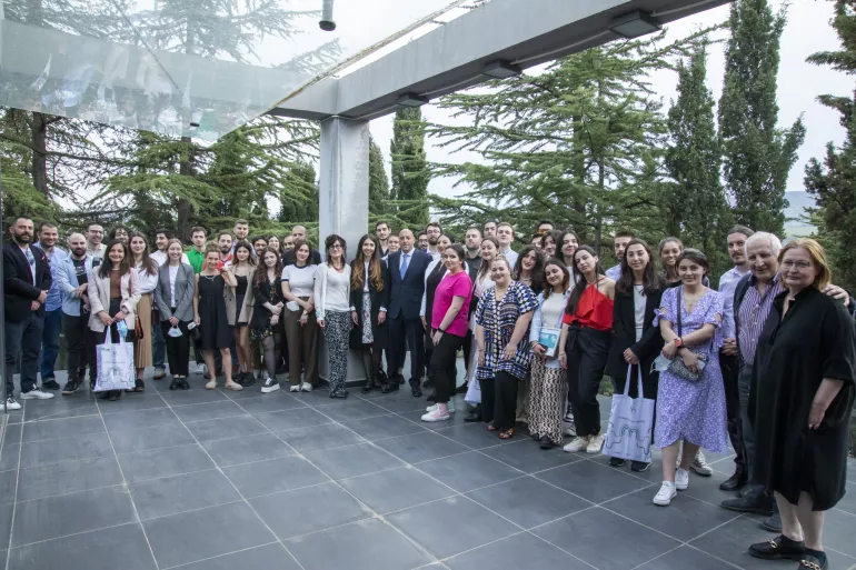 Young medical students became active advocates for COVID-19 vaccination thanks to UNICEF and USAID joint campaign in Georgia