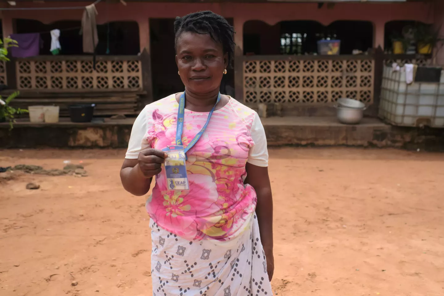 Juliana Safoah, beneficiary of LEAP in Pokrom-Nsabaa, Ghana