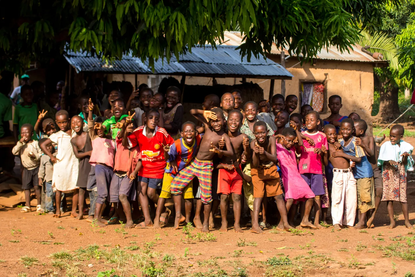Children in Krachi Nchumuru.