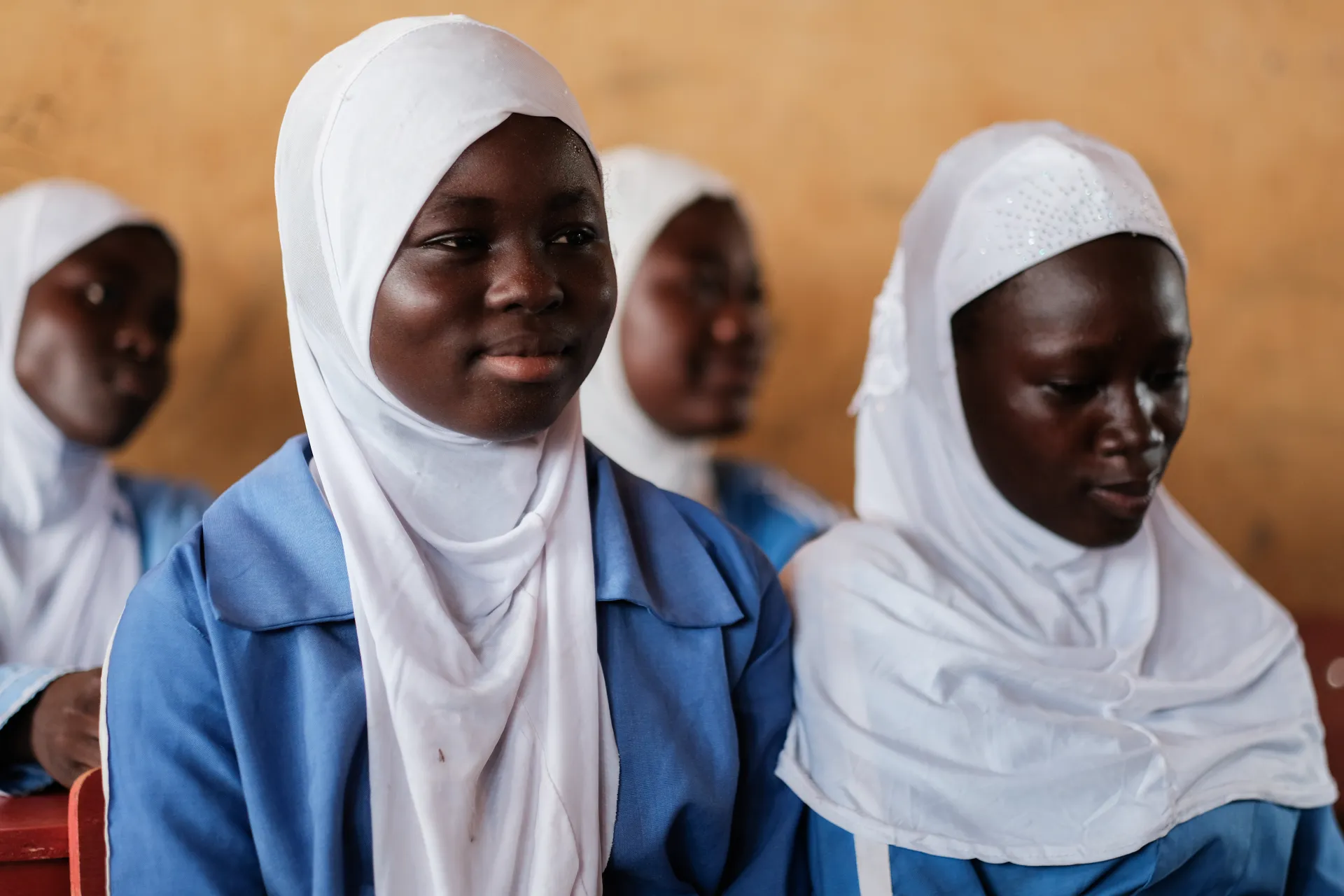 Girls in a classroom
