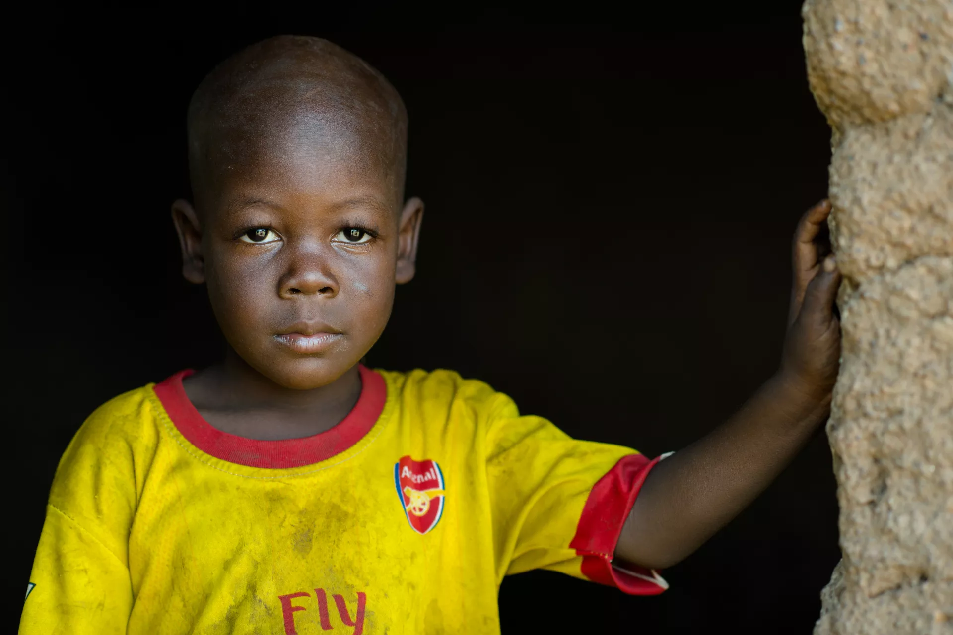 A young boy in the village of Tuya.