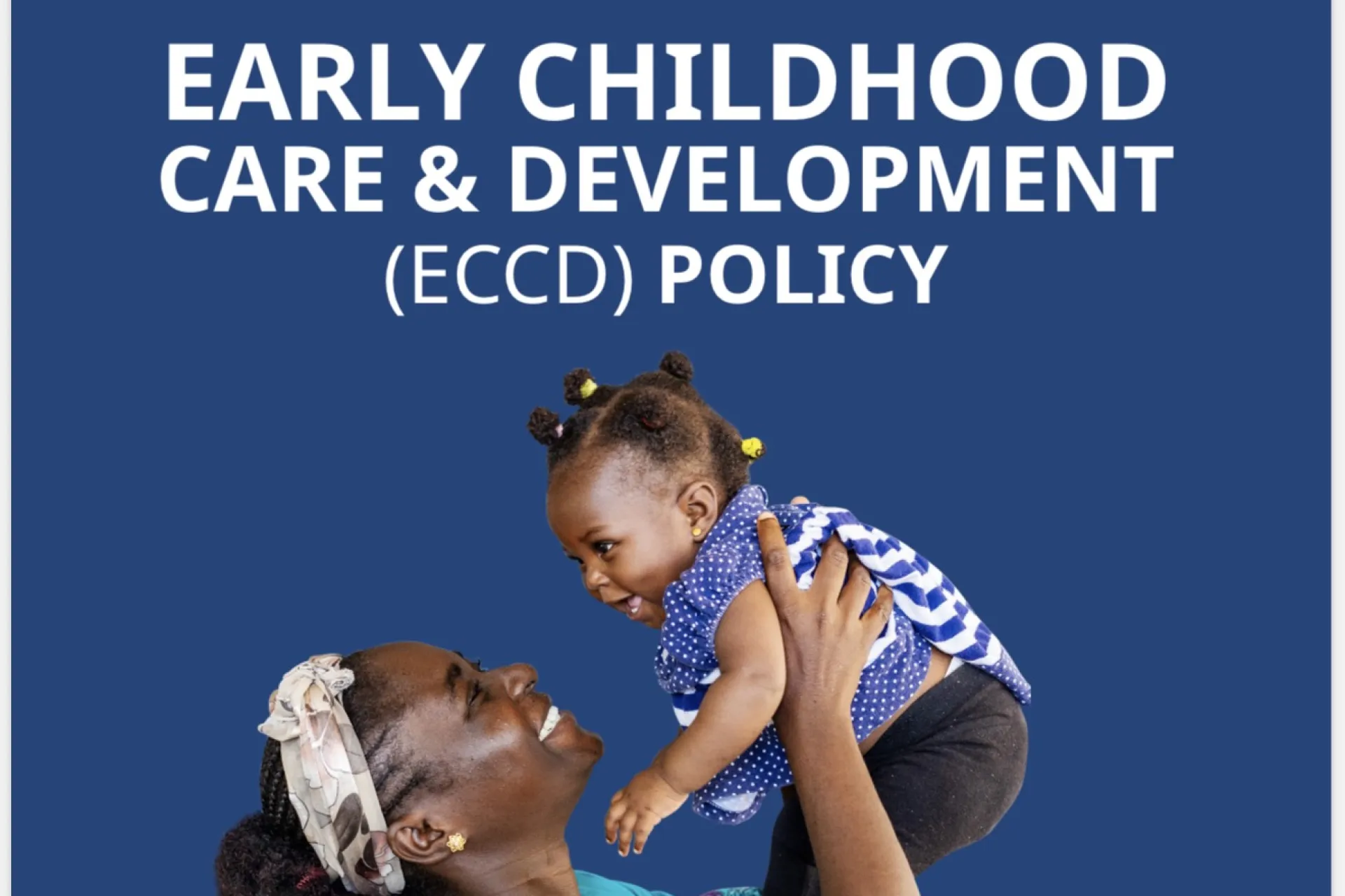  front cover of the ECD policy 