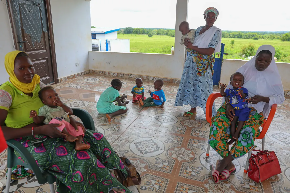 Zini Health Centre in Zini, Ghana's Upper West Region, cares for mothers and children.