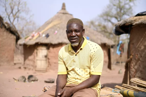 Alhaji Musa Yakubu in Damongo in the Savanna region