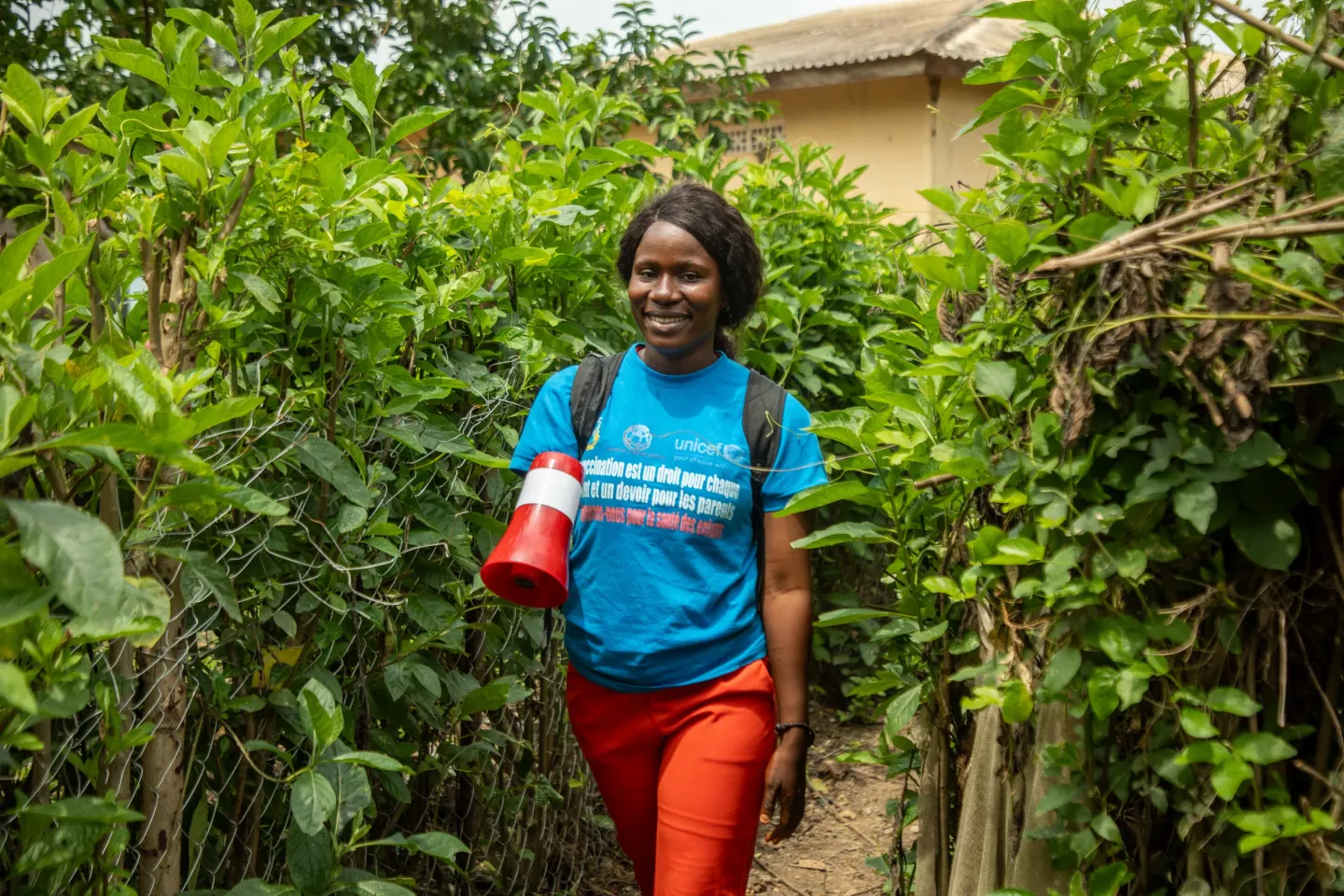 Jacqueline Lamah, Point focal pour le changement de comportement, &agrave; Gou&eacute;ck&eacute;, Guin&eacute;e.