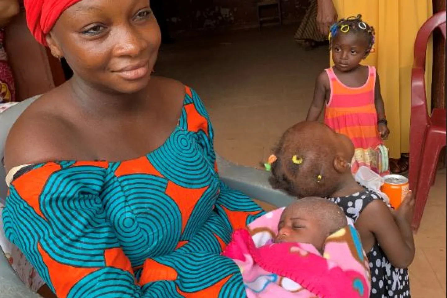 Mariama Kaba d&eacute;termin&eacute;e &agrave; faire vacciner son enfant 