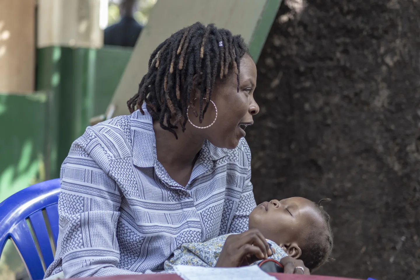 Fatoumata, Mobilisatrice Sociale, centre de sant&eacute; de Tombolia, commune de Matoto &agrave; Conakry en Guin&eacute;e. 