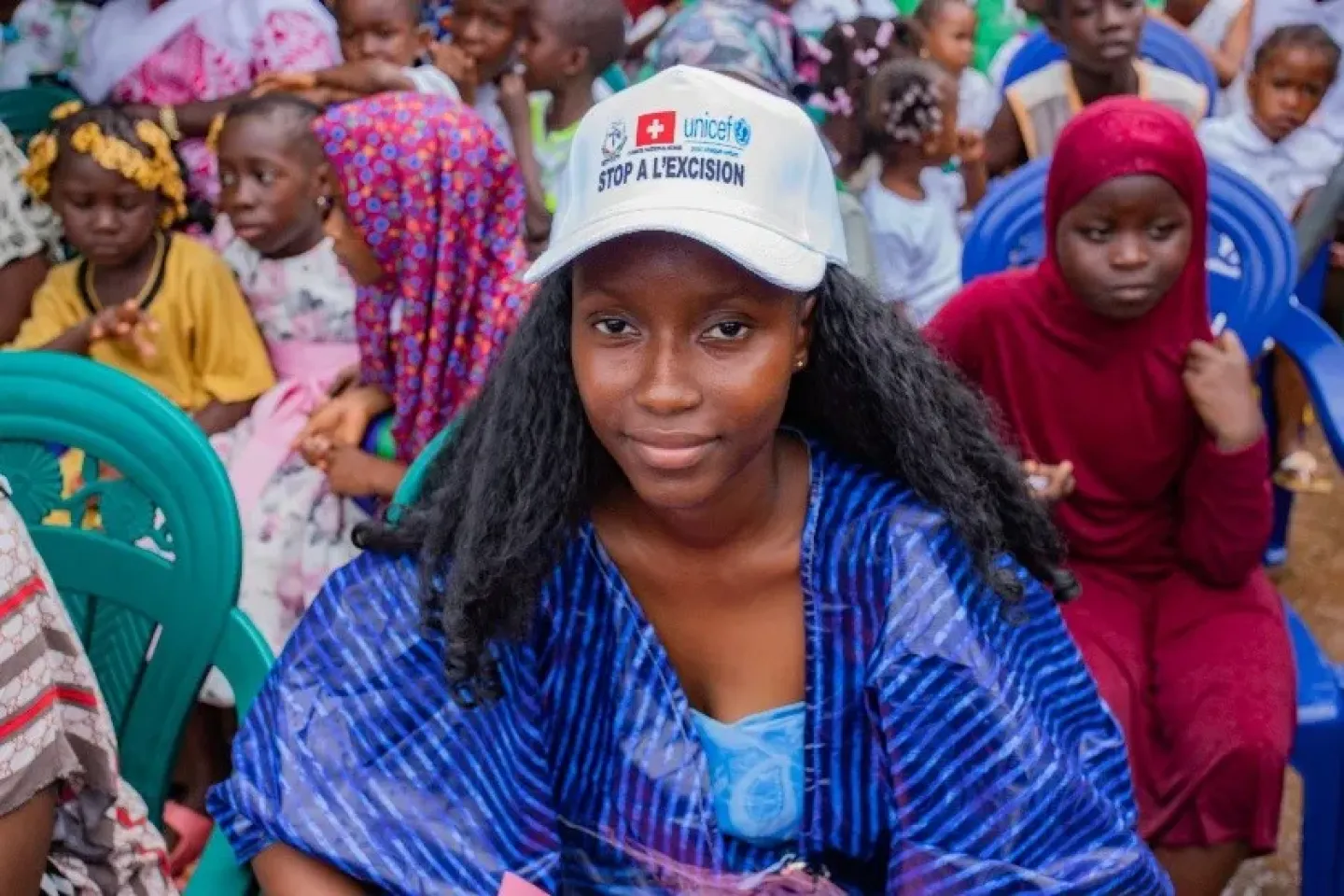 Mahawa Keita, pr&eacute;sidente de l&rsquo;association des jeunes filles du quartier Carri&egrave;re centre
